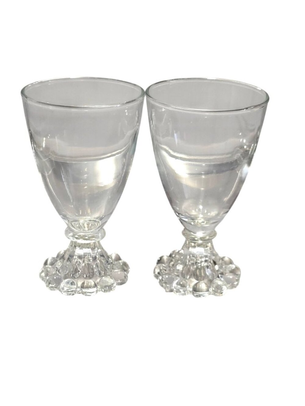 Anchor Hocking Berwick Boopie Juice Wine Glasses 4.5" made in USA 1960s mid cen